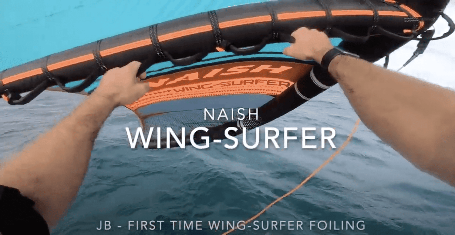 First Run on the Naish Wing-Surfer - Naish.com