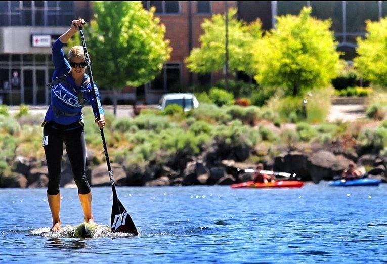 Karen Wrenn wins the 2013 Bend Paddleboard Challenge - Naish.com